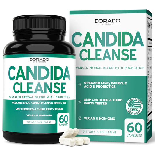 Candida Detox Pro 60 - Herbal Digestive Support