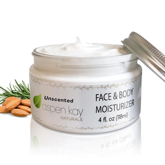 Aspen Kay Pure Hydration Face & Body Cream | Gentle Moisturizer for Sensitive Skin | Light & Quick | 4 Oz