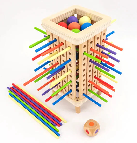 Timber Tower Balancing Game