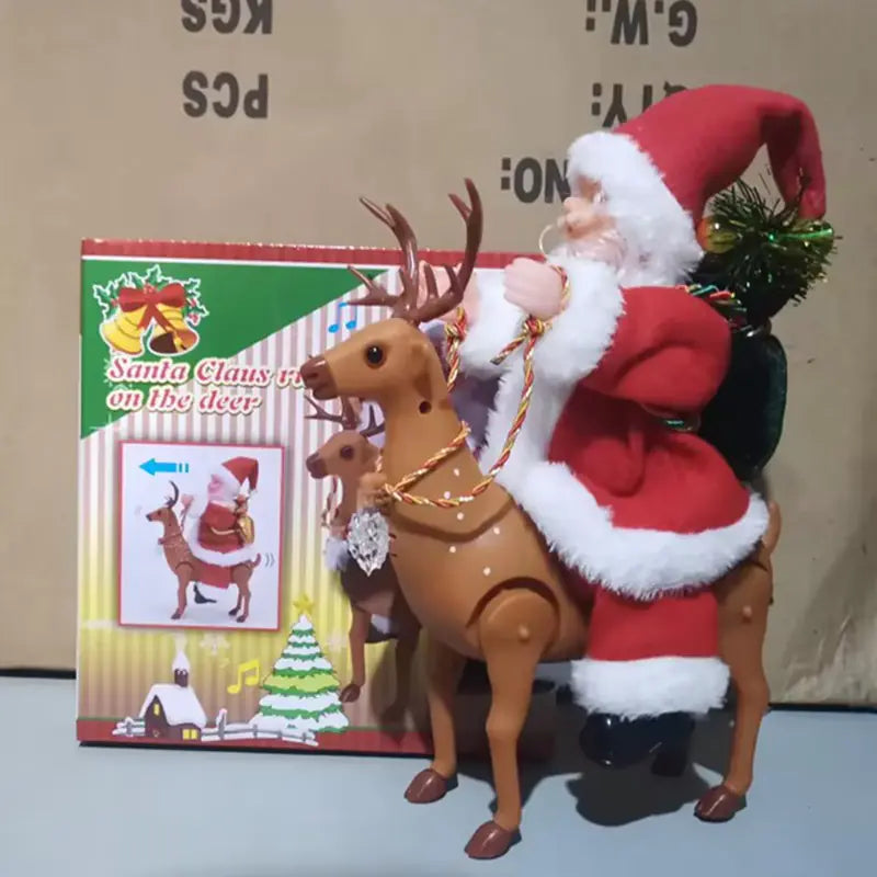 Santa Climber Decor Toy