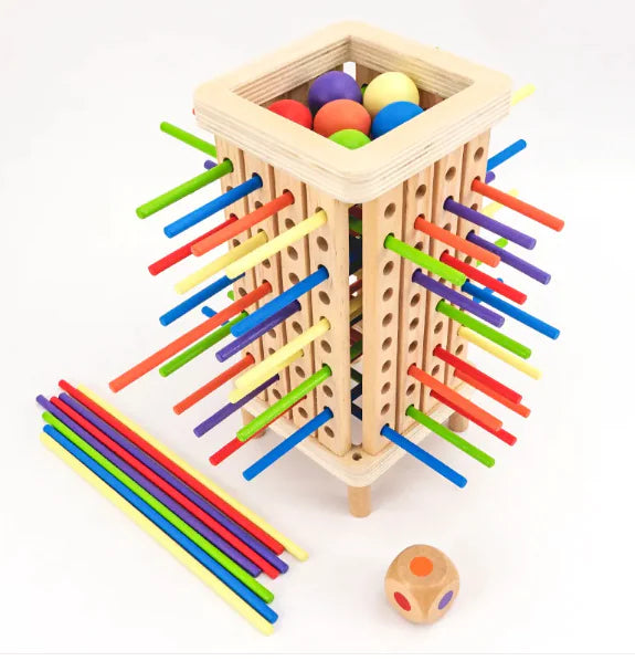 Timber Tower Balancing Game