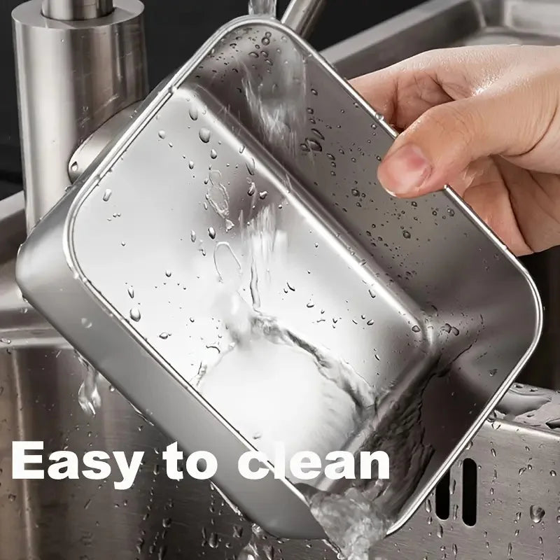 4PC Stainless Steel Food Storage Containers Set Leakproof BPA-Free Airtight Stackable for Fridge Freezer Pantry Silver with Clear Lid