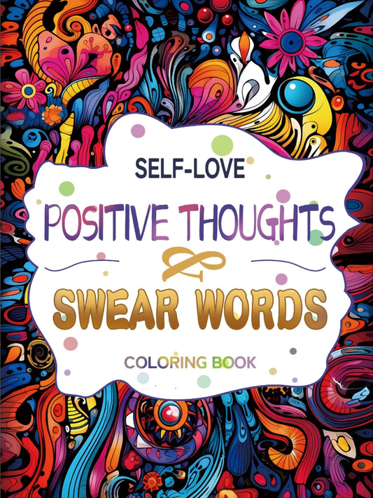 1pc Positive Thoughts Art Coloring Book Original Upgraded Paper Thickened 22 Pages Coloring Books Gift For Holiday Birthday