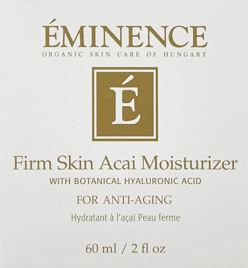 Eminence Organic Skincare Firm Skin Acai Moisturizer with Hyaluronic Acid 2 Fluid Ounce (2254/Em)