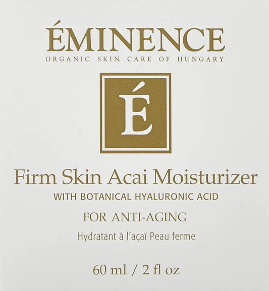 Eminence Organic Skincare Firm Skin Acai Moisturizer with Hyaluronic Acid 2 Fluid Ounce (2254/Em)